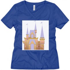 Ladies Relaxed Fit V-Neck Tee