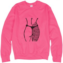 Unisex Neon Crewneck Sweatshirt