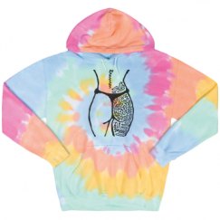 Unisex Tie-Dye Fleece Hoodie