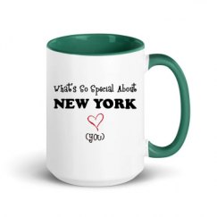 15oz Ceramic Mug with Color Inside