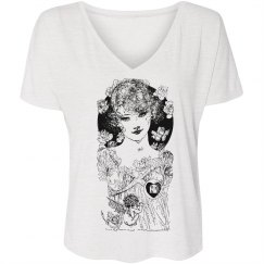 Black & White Beautiful Lady