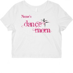 Ladies Slim Fit Crop Top Tee