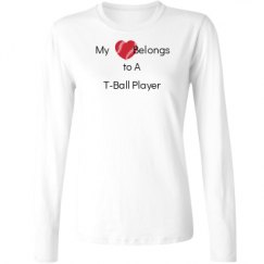 Ladies Relaxed Fit Basic Long Sleeve Tee