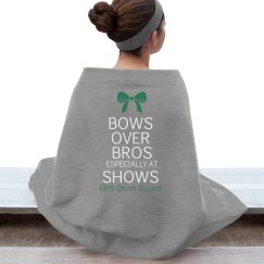 Bows No Bro Crush Blanket