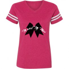 Ladies Relaxed Fit Vintage Sports Tee