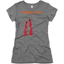 Ladies Slim Fit Super Soft Triblend Tee