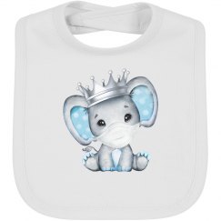 watercolor baby boy elephant with mask