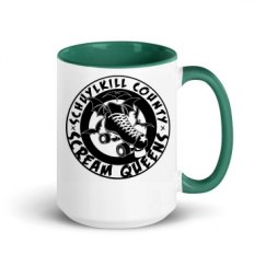 15oz Ceramic Mug with Color Inside