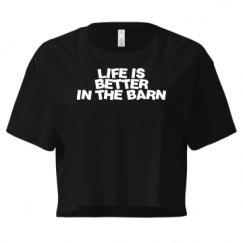 Ladies Festival Cali Crop Top Tee