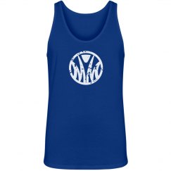Misfits unisex blue tank logo only