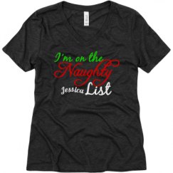 Ladies Relaxed Fit Super Soft Triblend V-Neck Tee