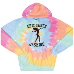 Unisex Tie-Dye Fleece Hoodie