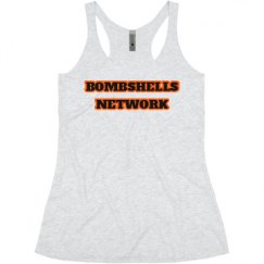 Ladies Slim Fit Super Soft Racerback Triblend Tank