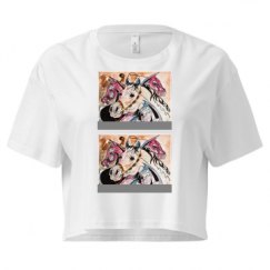 Ladies Festival Cali Crop Top Tee