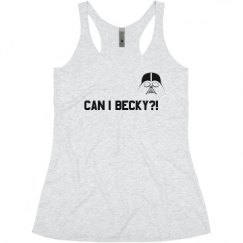 Ladies Slim Fit Super Soft Racerback Triblend Tank