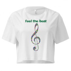 Ladies Festival Cali Crop Top Tee