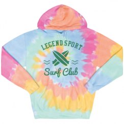Unisex Tie-Dye Fleece Hoodie