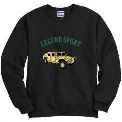 Unisex Film and Foil Crewneck Sweatshirt