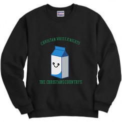 Unisex Film and Foil Crewneck Sweatshirt