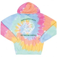 Unisex Tie-Dye Fleece Hoodie
