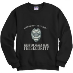 Unisex Film and Foil Crewneck Sweatshirt