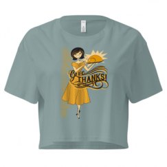 Ladies Festival Cali Crop Top Tee