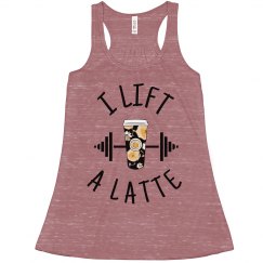 I lift a latte
