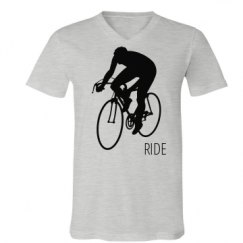 Unisex V-Neck Jersey Tee