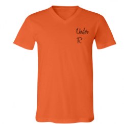 Unisex V-Neck Jersey Tee