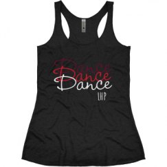 Ladies Slim Fit Super Soft Racerback Triblend Tank