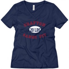 Ladies Relaxed Fit V-Neck Tee