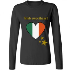 Ladies Relaxed Fit Basic Long Sleeve Tee