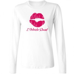 Ladies Relaxed Fit Basic Long Sleeve Tee