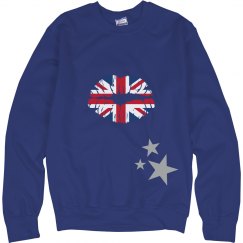 Flag silver Stars sweatshirt