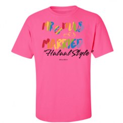 Unisex Ultra Cotton Safety Neon Crewneck Tee