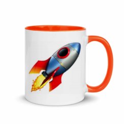 11oz Ceramic Mug with Color Inside