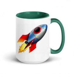 15oz Ceramic Mug with Color Inside