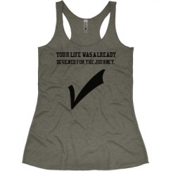 Ladies Slim Fit Super Soft Racerback Triblend Tank