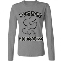 Ladies Relaxed Fit Basic Long Sleeve Tee