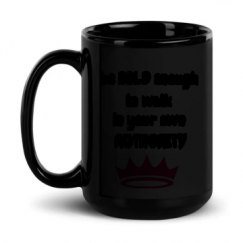 15oz Black Glossy Mug