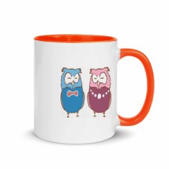 11oz Ceramic Mug with Color Inside