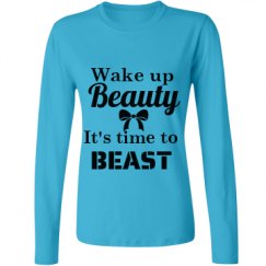 Ladies Relaxed Fit Basic Long Sleeve Tee