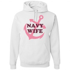 Navy Wife Hoodie