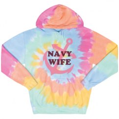Unisex Tie-Dye Fleece Hoodie