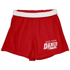 White Dance Team Logo Custom Text