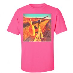 Unisex Ultra Cotton Safety Neon Crewneck Tee