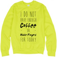 Unisex Neon Crewneck Sweatshirt