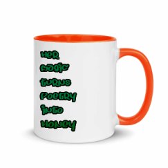 11oz Ceramic Mug with Color Inside