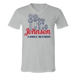 Unisex V-Neck Jersey Tee