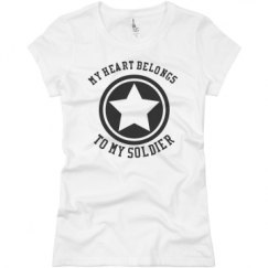 Ladies Slim Fit Basic Promo Jersey Tee